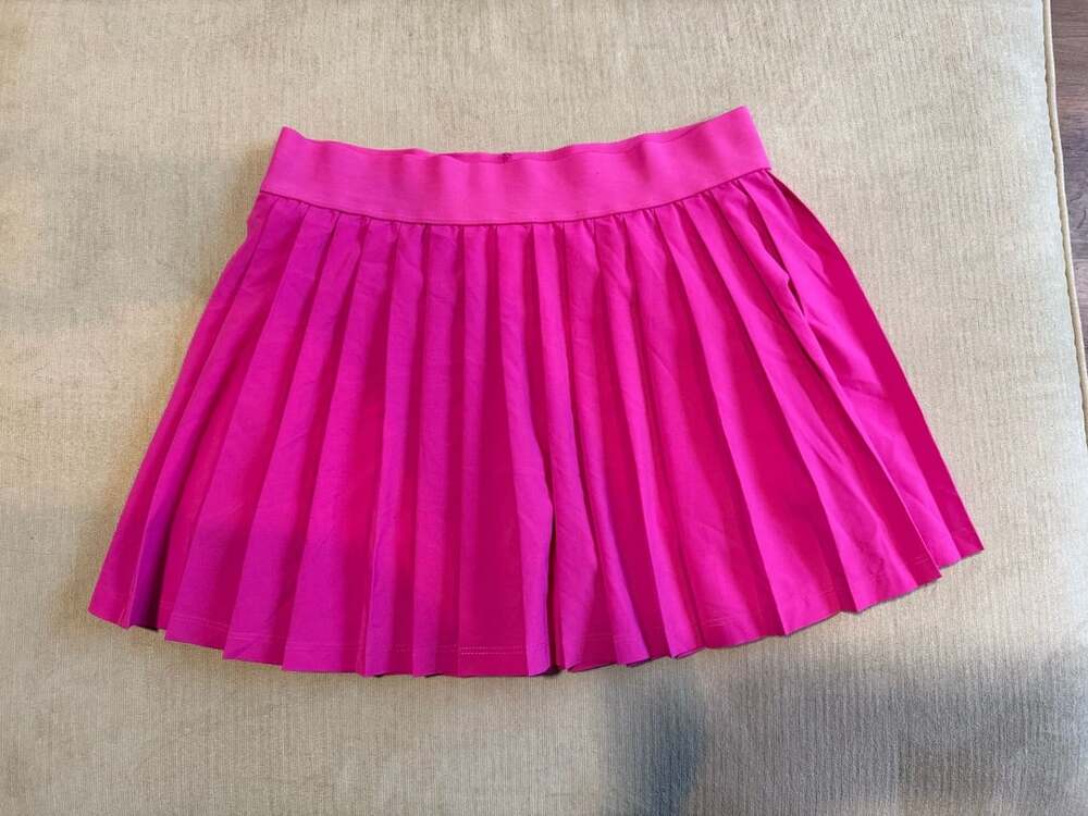 Athletic Works Girls Pleated Skort Size L 10-12 Plus Pink